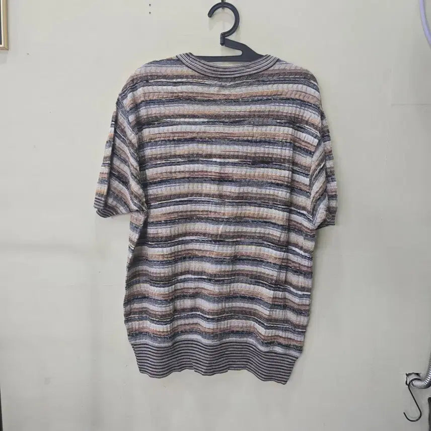 [BUNJANG] Lee Dong Soo Striped Knit Short Sleeve / [105] 이동수 니트 반팔