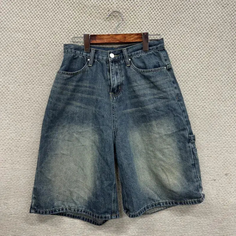 [BUNJANG] Carpenter Vintage Denim Shorts M16921 / 빈티지 카펜터 데님 반바지 S M16921