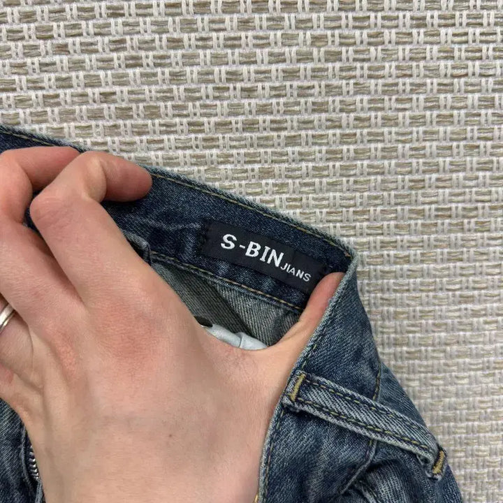 [BUNJANG] Carpenter Vintage Denim Shorts M16921 / 빈티지 카펜터 데님 반바지 S M16921
