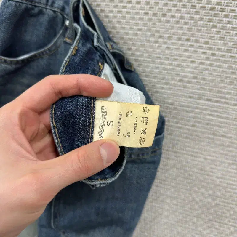 [BUNJANG] Carpenter Vintage Denim Shorts M16921 / 빈티지 카펜터 데님 반바지 S M16921