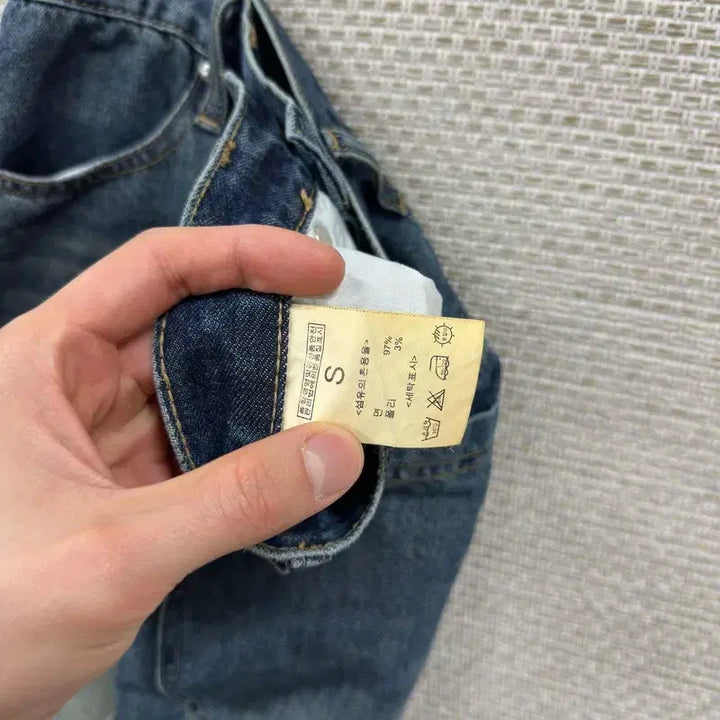 [BUNJANG] Carpenter Vintage Denim Shorts M16921 / 빈티지 카펜터 데님 반바지 S M16921