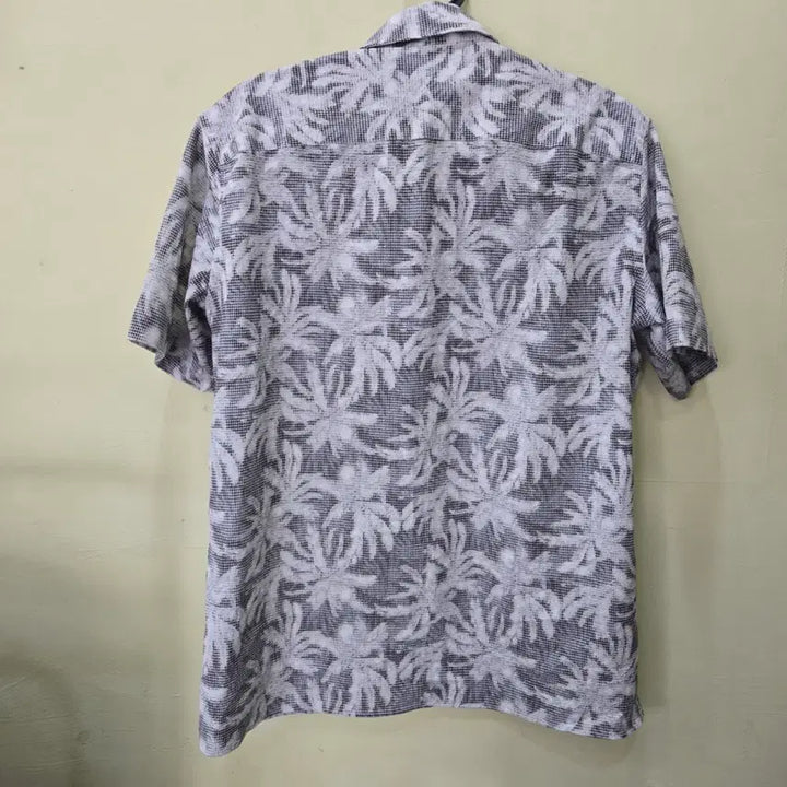[BUNJANG] London Fog Palm Tree Print Short Sleeve Shirt / [100] 런던포그 반팔 셔츠
