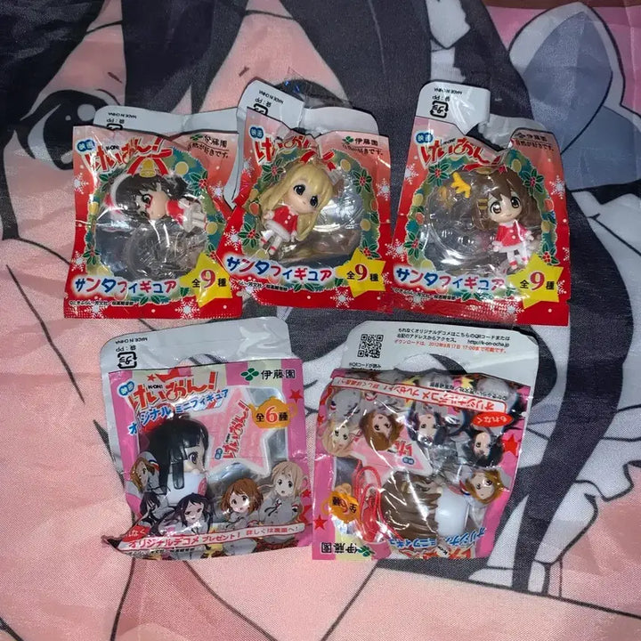[SOLD OUT] 케이온 키링 티컵 유이 미오 미니피규어 산타 노도카 유이 츠무기 일괄