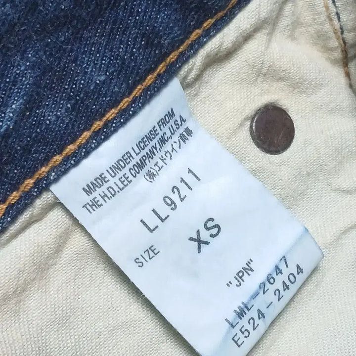 [BUNJANG] LEE Denim 7-Part Jeans XS / LEE  대님 7부 청바지 XS 사이즈