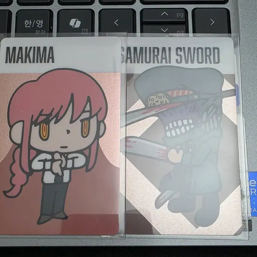 [BUNJANG] Chainsaw Man Makima Samurai Sword Metallic Card Bundle Set / 체인소맨 마키마 사무라이 소드 카드 메탈릭