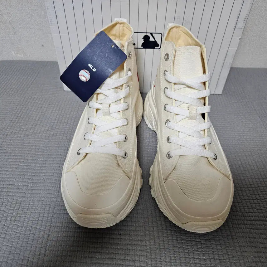 [BUNJANG] MLB Chunky LA Dodgers High Sneakers / MLB 스니커즈 청키 LA 다저스 하이