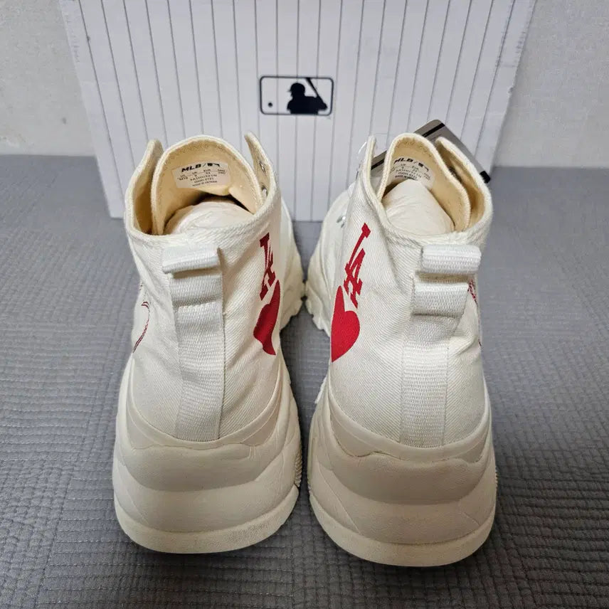 [BUNJANG] MLB Chunky LA Dodgers High Sneakers / MLB 스니커즈 청키 LA 다저스 하이