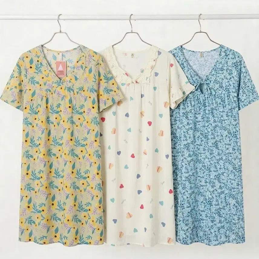 [BUNJANG] Home Wear Dress Set / **새상품 ** 홈웨어원피스 3장