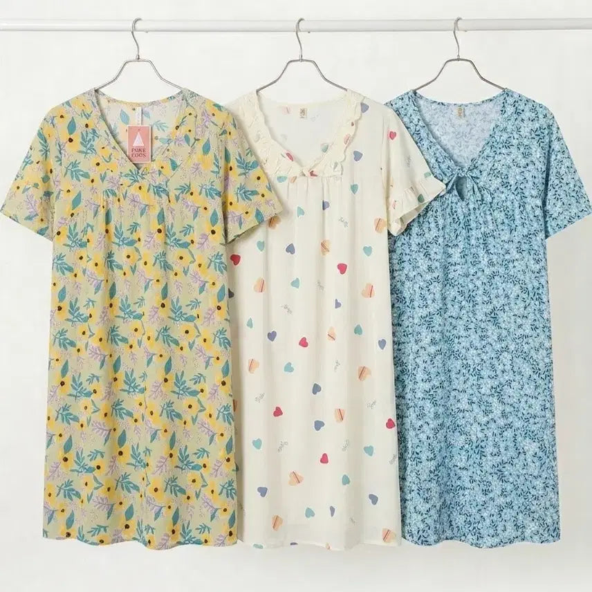 [BUNJANG] Home Wear Dress Set / **새상품 ** 홈웨어원피스 3장