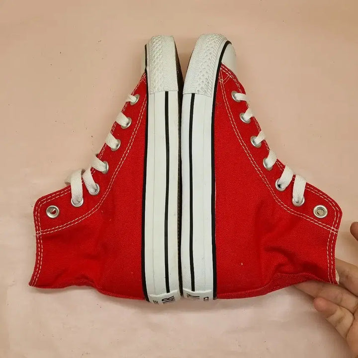 [BUNJANG] Converse Chuck Taylor Core High Red High-top 220 / 컨버스 척테일러 코어 하이 레드 하이탑 220