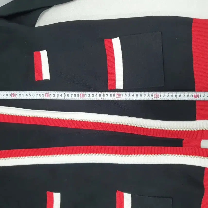 [BUNJANG] Sandro Open Knit Cardigan with Pearl Trimming / 산드로 가디건 오픈 니트 배색 진주 트리밍 1