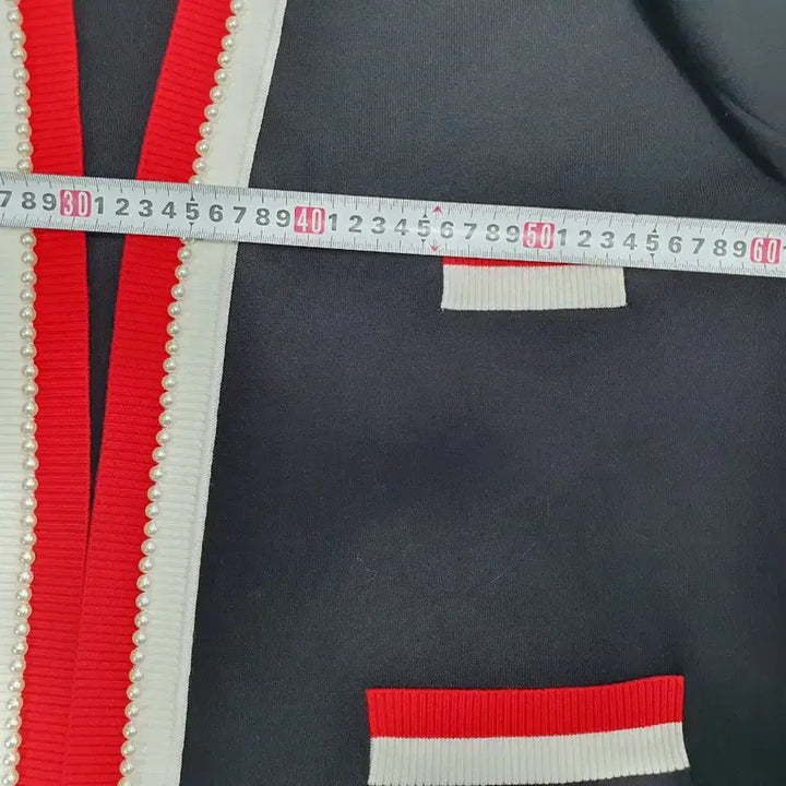 [BUNJANG] Sandro Open Knit Cardigan with Pearl Trimming / 산드로 가디건 오픈 니트 배색 진주 트리밍 1