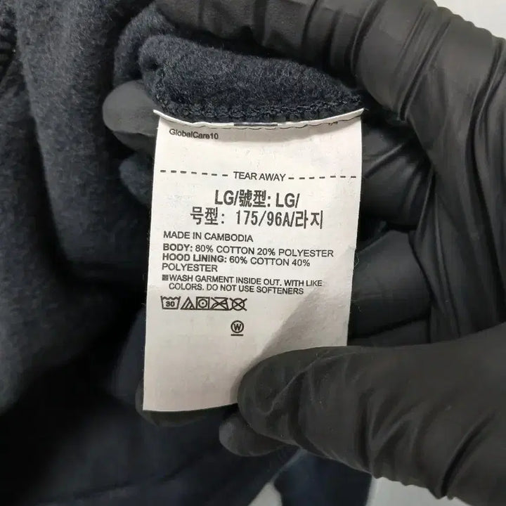 [BUNJANG] Under Armour Logo Printed Black Hoodie / 언더아머 블랙 후드티 로고 프린팅