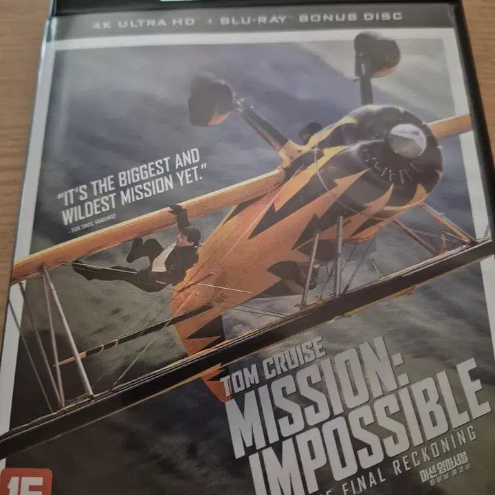 [BUNJANG] Mission: Impossible - Dead Reckoning 4K Blu-ray / 미션 임파서블: 파이널 레코닝 4K 슬립케이스 블루레이