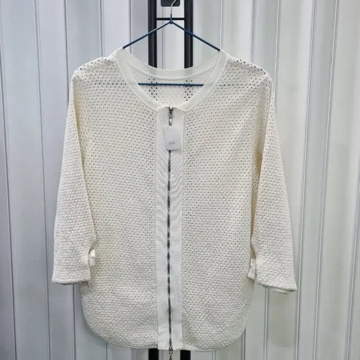 [SOLD OUT] MINE  지퍼 니트 가디건 아이보리