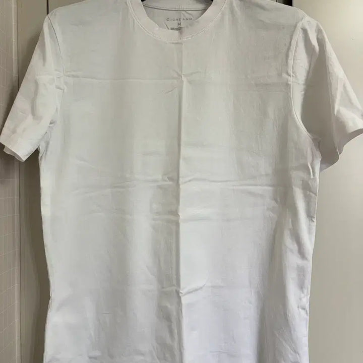 [BUNJANG] Giordano Layered Short Sleeve T-Shirt 2-Pack / 새상품 2장 지오다노 레이어드 반팔 20수 100 티셔츠