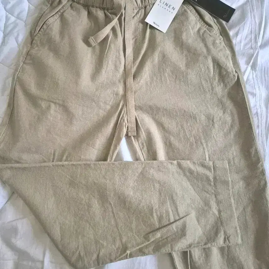 [BUNJANG] TBJ Linen Blend Slacks / [새상품]TBJ슬림배기핏 린넨마바지