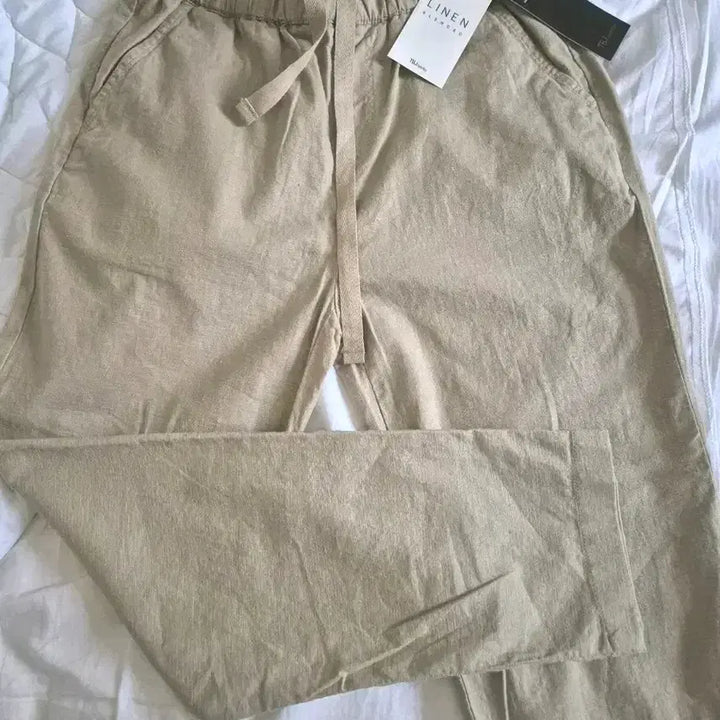 [BUNJANG] TBJ Linen Blend Slacks / [새상품]TBJ슬림배기핏 린넨마바지