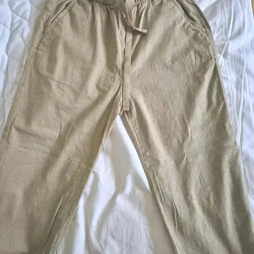 [BUNJANG] TBJ Linen Blend Slacks / [새상품]TBJ슬림배기핏 린넨마바지
