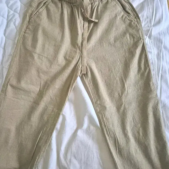 [BUNJANG] TBJ Linen Blend Slacks / [새상품]TBJ슬림배기핏 린넨마바지
