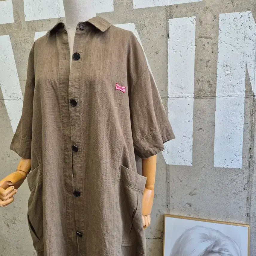 [BUNJANG] Studio Tomboy Linen Blend Long Jacket / 스튜디오톰보이 마혼방 롱자켓
