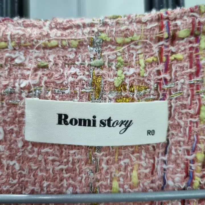 [BUNJANG] Romi Story Pink Tweed Jacket / Romi Story 핑크 트위드 자켓