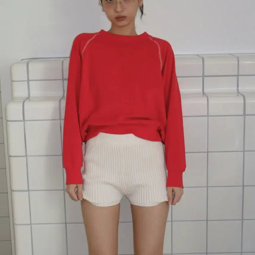 [BUNJANG] Ponytail Sweatshirt / 포니테일 스웻셔츠
