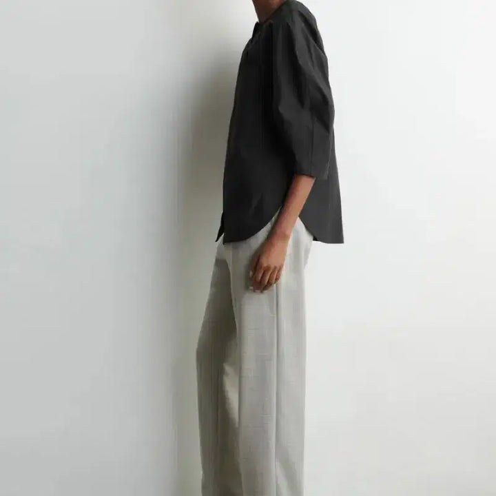 [BUNJANG] COS Sculptural Pima Cotton Poplin Blouse / (새상품) 코스 스컬프처럴 피마 코튼 포플린 블라우스
