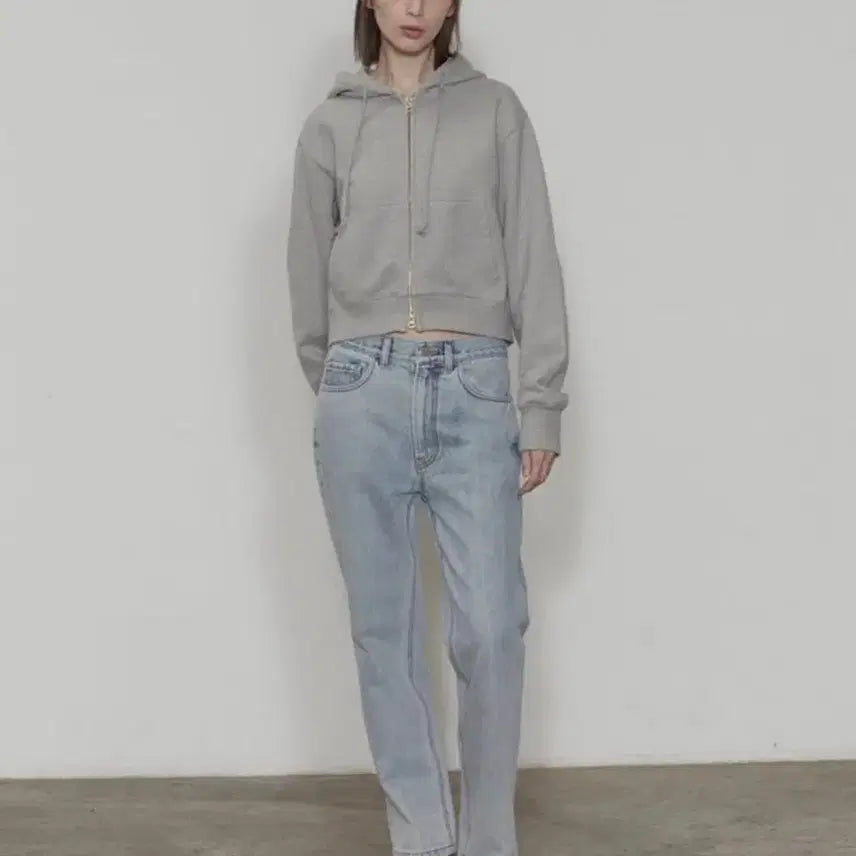 [BUNJANG] ore Crop Hoodie / ore 오어 크롭 후드