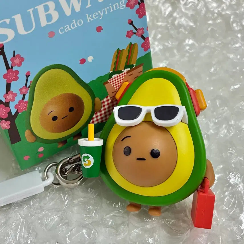 [SOLD OUT] 판매) 써브웨이 키링 데려카도 써브웨이 카도키링 아보카도 키링 뮤직카도