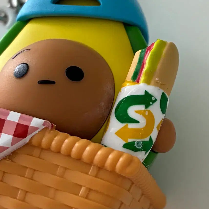 [SOLD OUT] 판매) 써브웨이 키링 데려카도 써브웨이 카도키링 아보카도 키링 뮤직카도