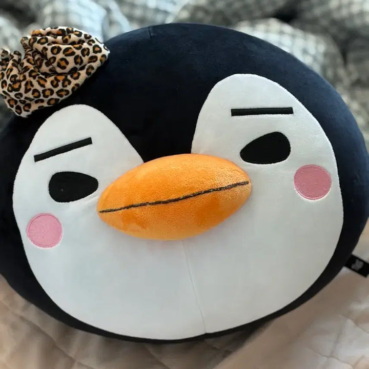 [BUNJANG] Lee Junho Junho PpaengPpaeng Face Cushion Plush Doll / 이준호 준호 펭펭 얼굴 펭펭이 쿠션 인형