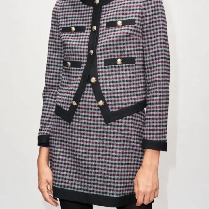 [BUNJANG] Claudie Pierlot Two-Piece Suit Set / 끌로디피에로 투피스