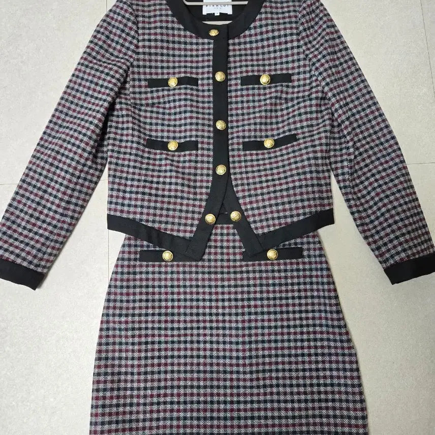 [BUNJANG] Claudie Pierlot Two-Piece Suit Set / 끌로디피에로 투피스