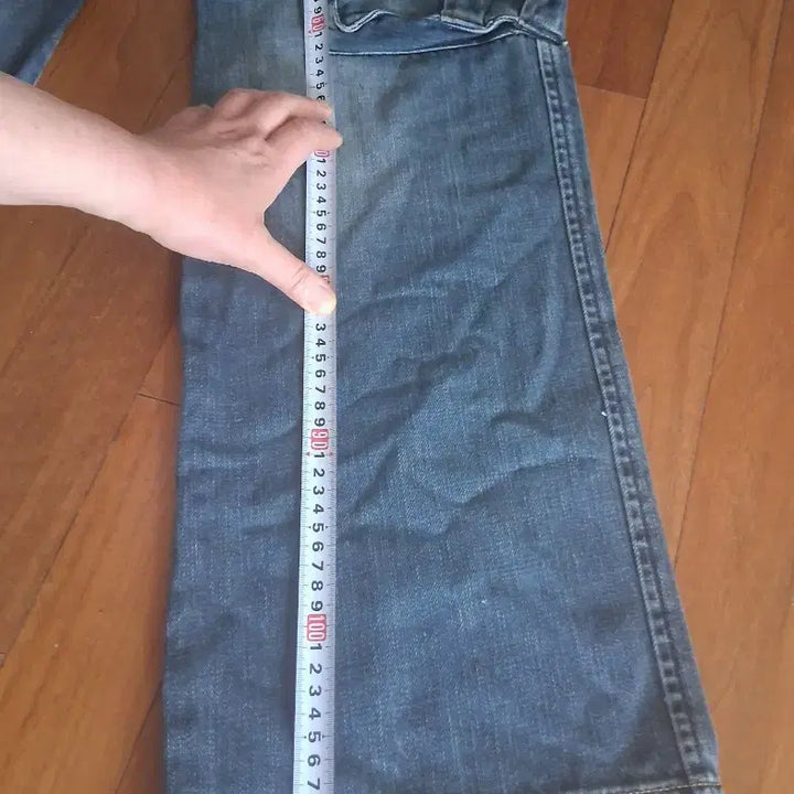 [BUNJANG] ENERGIE Denim Cargo Pants / ENERGIE 데님 카고 새바지 허리 88cm