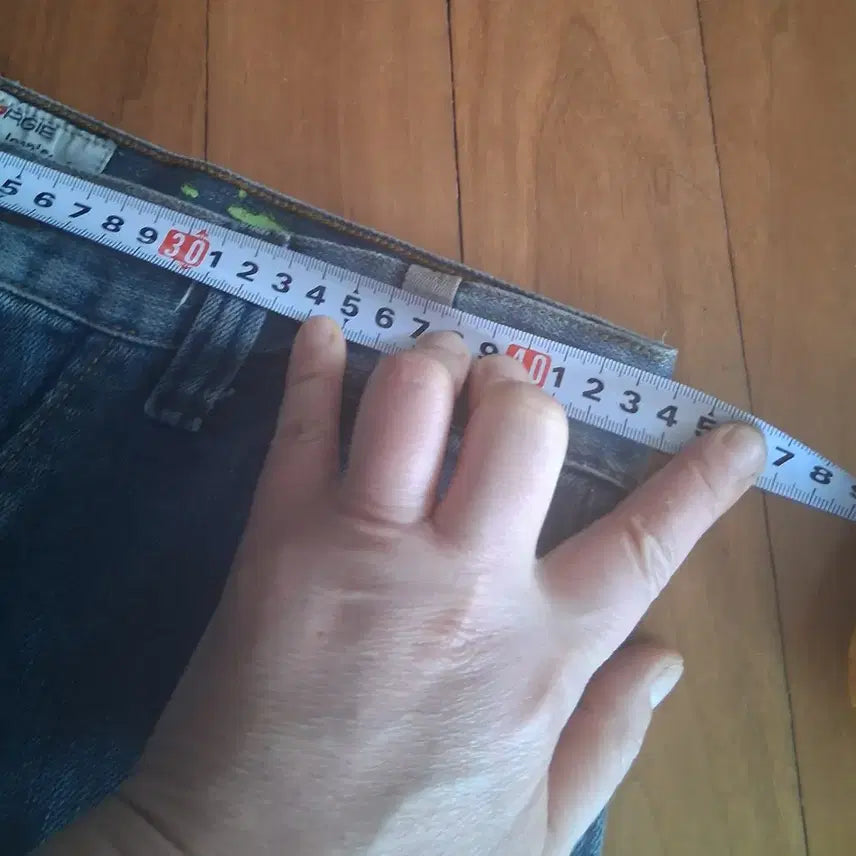 [BUNJANG] ENERGIE Denim Cargo Pants / ENERGIE 데님 카고 새바지 허리 88cm