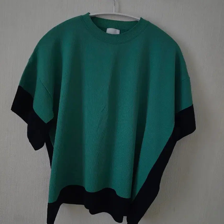 [BUNJANG] KUHO Color-Blocked Knit Top / KUHO 구호 배색 니트 55. 66