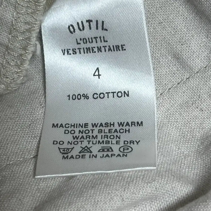 [BUNJANG] Outil Two-Tuck Military Chino Pants Size 4 / 우틸 outil 투턱 밀리터리 치노 4사이즈 우티 팝니다