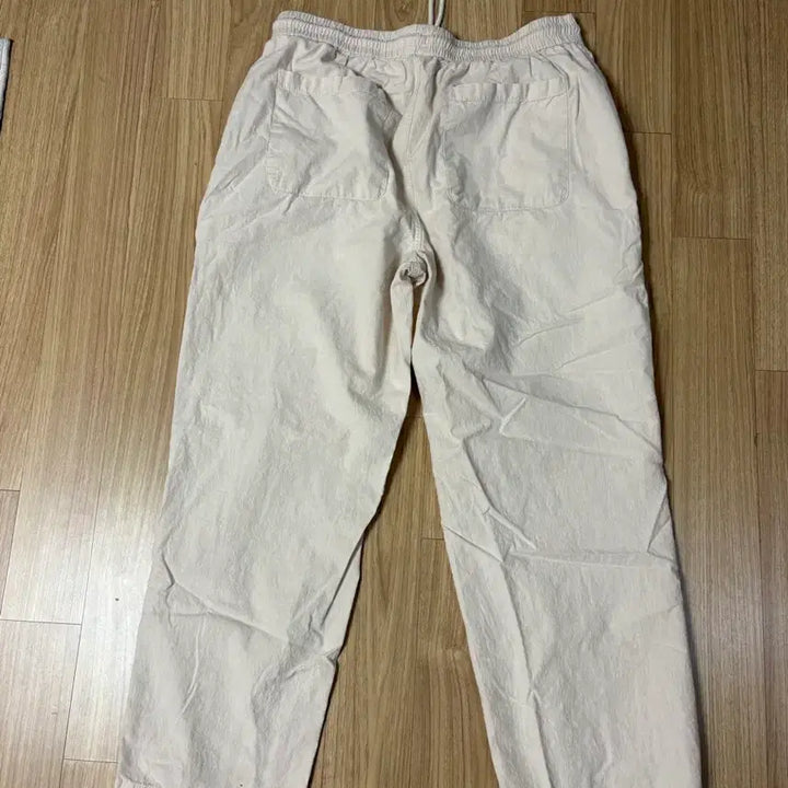 [BUNJANG] SPAO Ivory Cotton Banding Pants / 스파오 아이보리 밴딩 면바지 새상품