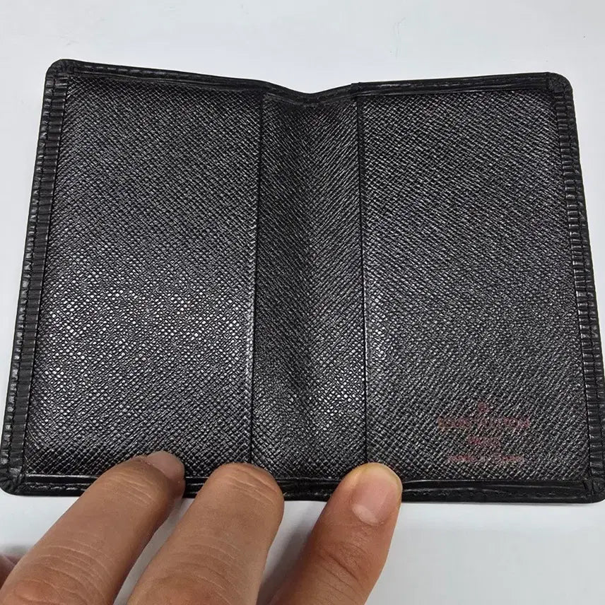 [BUNJANG] Louis Vuitton Epi Leather Pocket Organizer Card Wallet / [정품.풀박스] 루이비통 에피 가죽 포켓 오거나이저 (블랙) 카드지갑