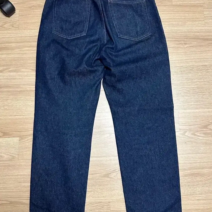 [BUNJANG] Steady Everywear Regular Denim Pants One-washed / Sew 스테디에브리웨어 레귤러 데님 팬츠 원워시드