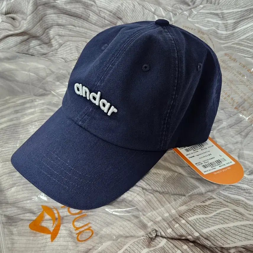 [SOLD OUT] 안다르 시그니처 볼캡 모자 네이비 L사이즈 새상품