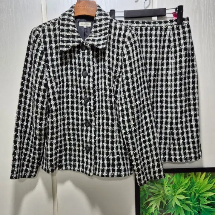 [BUNJANG] Vintage Tweed Jacket and Skirt Set / (세일)JPN 빈티지. 트위드 자켓 스커트 세트
