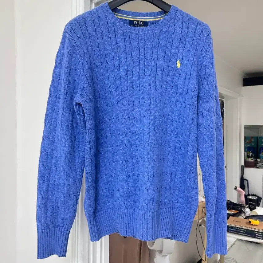 [BUNJANG] Polo Ralph Lauren Cable Knit Sweater / 폴로 랄프로렌 꽈배기 케이블 니트 스웨터