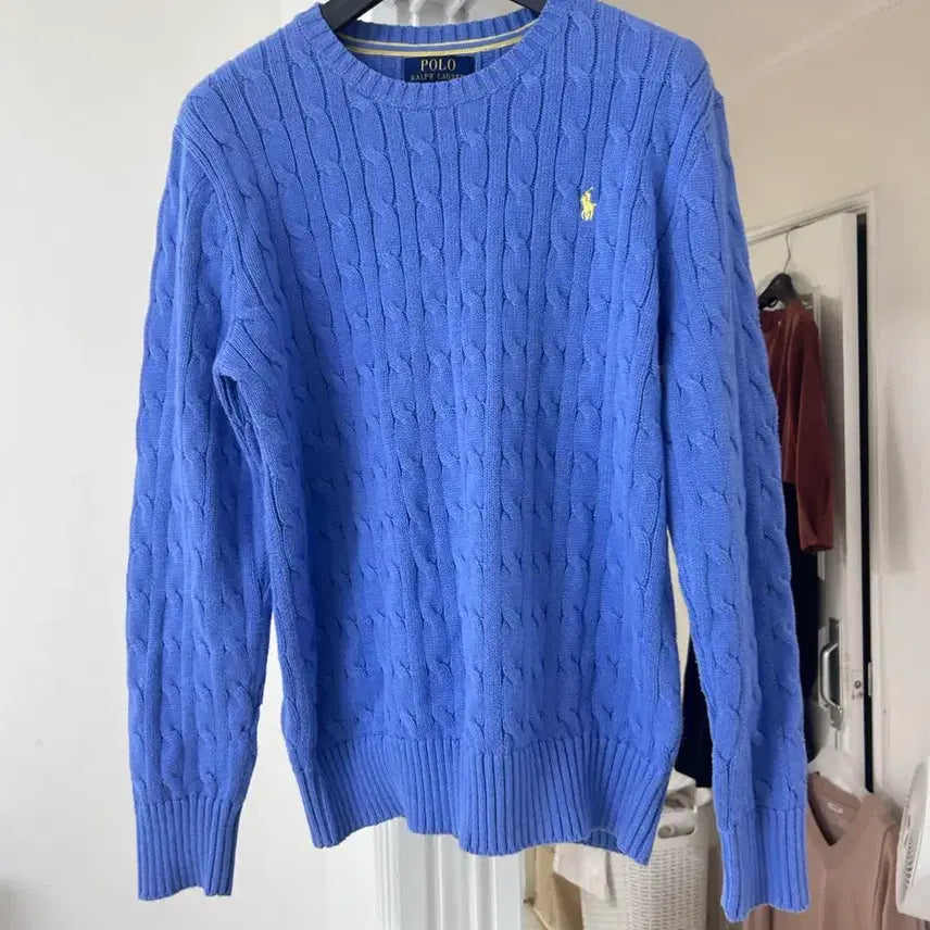 [BUNJANG] Polo Ralph Lauren Cable Knit Sweater / 폴로 랄프로렌 꽈배기 케이블 니트 스웨터
