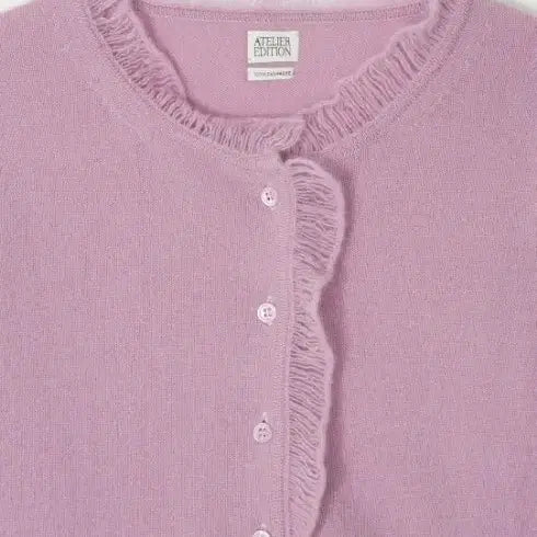 [BUNJANG] Atelier Edition Cashmere Frill Cardigan / 아뜰리에에디션,러브디자인컴퍼니,캐시미어 프릴 가디건,차정원가디건
