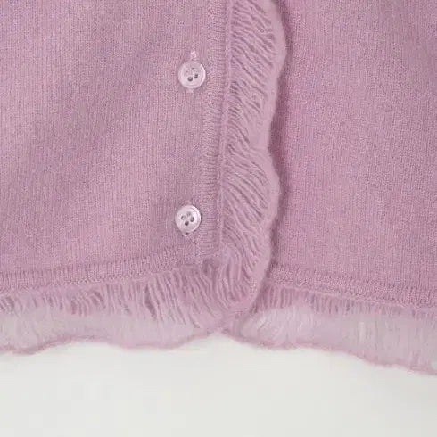 [BUNJANG] Atelier Edition Cashmere Frill Cardigan / 아뜰리에에디션,러브디자인컴퍼니,캐시미어 프릴 가디건,차정원가디건