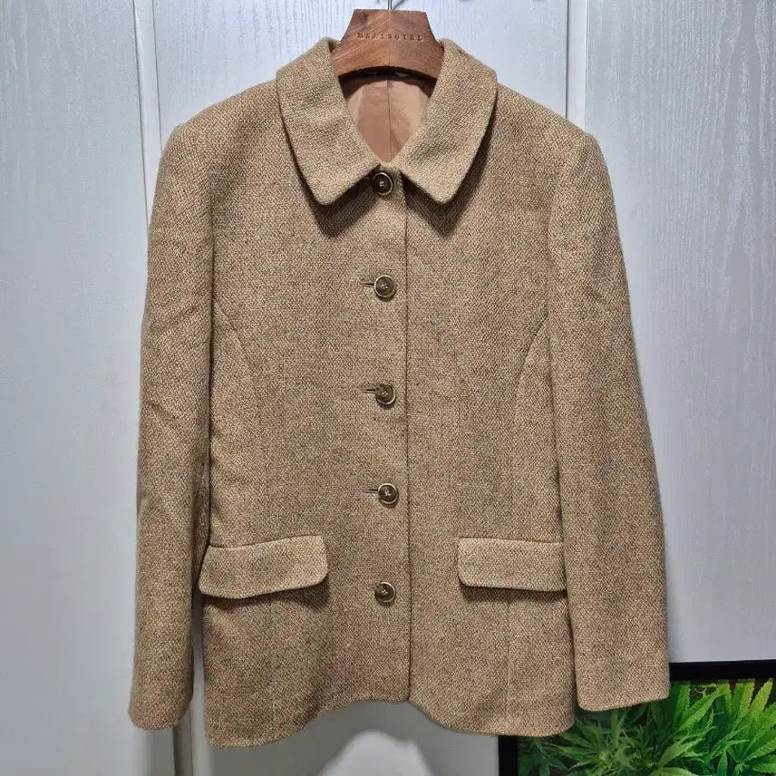[BUNJANG] Vintage Brown Tweed Skirt Set / (세일)JPN빈티지. 브라운 트위드 스커트 세트