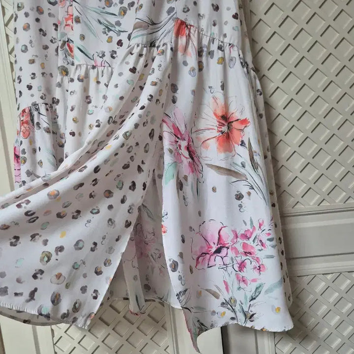 [BUNJANG] It Michaa Flower Pattern Skirt / 잇미샤 플라워 패턴 스커트