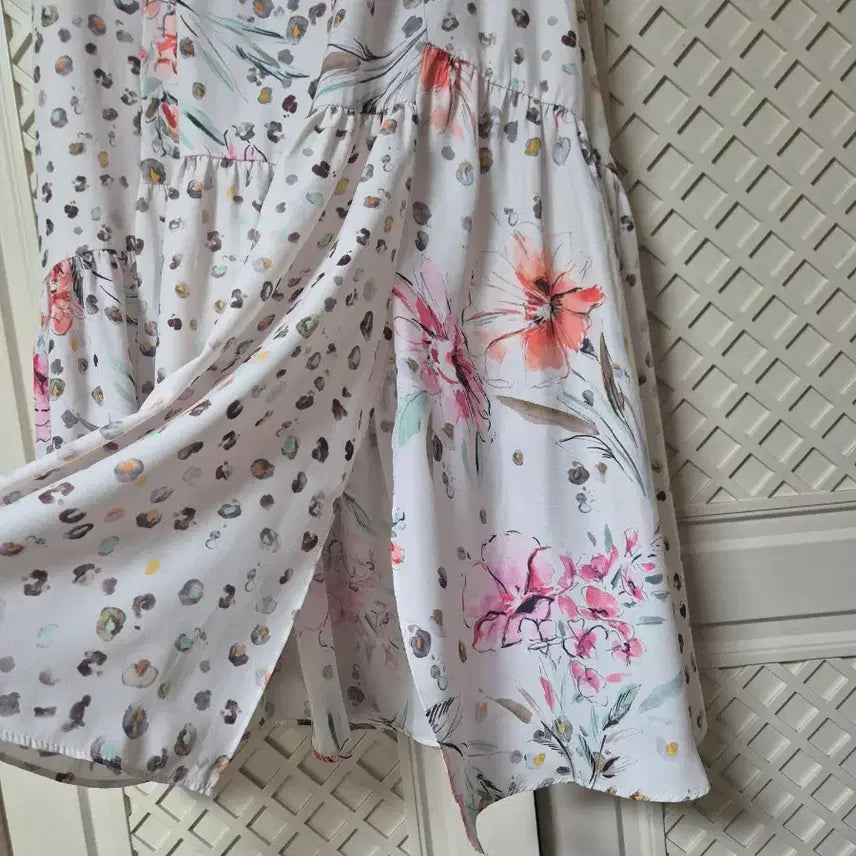 [BUNJANG] It Michaa Flower Pattern Skirt / 잇미샤 플라워 패턴 스커트